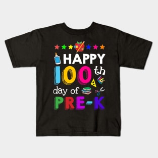 Happy 100 Days Of Pre-K Awesome T shirt For Kids Kids T-Shirt